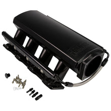 Cargar imagen en el visor de la galería, FAST Intake Manifold, Rhs Sheet Met Al, Ls Cathedral Port, Black W/ Fuel Rail Kit