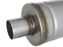 Cargar imagen en el visor de la galería, aFe MACH Force-Xp 409 SS Muffler 2.5in Center/Center 18in L x 6in Dia - Round Body