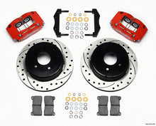 Cargar imagen en el visor de la galería, Wilwood Dynapro Radial Rear Kit 12.19in Drilled Red 2004-2006 Pontiac GTO