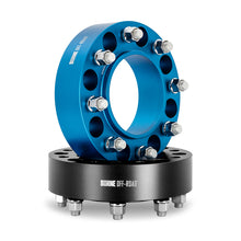 Load image into Gallery viewer, Mishimoto Borne Off-Road Wheel Spacers 8X165.1 121.3 50 M14 Blu