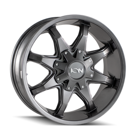 ION Type 181 18x9 / 8x180 BP / 18mm Offset / 124.1mm Hub Graphite Wheel