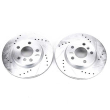 Cargar imagen en el visor de la galería, Power Stop 14-19 Mini Cooper Front Evolution Drilled &amp; Slotted Rotors - Pair