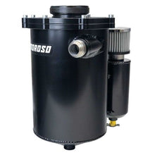 Cargar imagen en el visor de la galería, Moroso 2 Piece 13in Tall 7in Dia 5.5 Quart Dry Sump Tank - Black