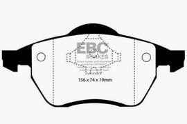 EBC 96-98 Audi A4 1.8 Turbo (B5) Ultimax2 Front Brake Pads