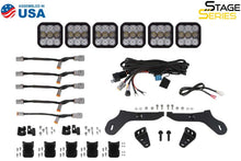 Cargar imagen en el visor de la galería, Diode Dynamics 17-20 Ford Raptor SS5 Grille CrossLink Lightbar Kit - Pro White Combo