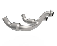 Cargar imagen en el visor de la galería, Kooks 20-22 Ford F250 7.3L V8 / Ford F350 7.3L V8 1-7/8in x 3in SS Headers w/ H.O. Green Catted Conn