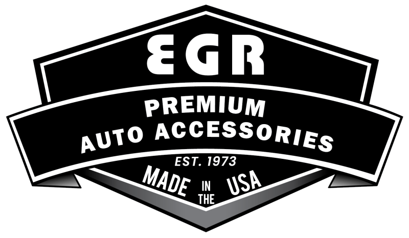 EGR 2019 Chevy 1500 Double Cab In-Channel Window Visors - Dark Smoke