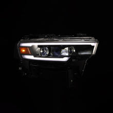 Cargar imagen en el visor de la galería, AlphaRex 25-26 Dodge Ram 1500 Luxx LED Proj Headlights -Black w/Activ Lit/ Seq Signal/Switchbk DRL