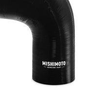 Cargar imagen en el visor de la galería, Mishimoto Silicone Reducer Coupler 90 Degree 2.25in to 3in - Black