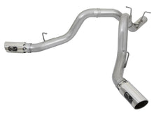 Cargar imagen en el visor de la galería, aFe ATLAS 4in DPF-Back Alum Steel Exhaust System w/Dual Exit Polished Tip 2017 GM Duramax 6.6L (td)