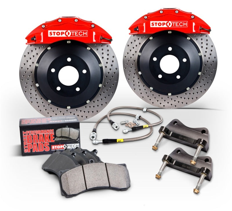 StopTech 02-10 Lexus SC430 Rear BBK Kit w/Blue ST-40 Calipers 355x32mm Zinc Drilled