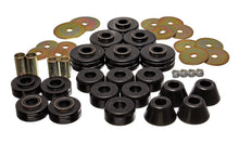 Cargar imagen en el visor de la galería, Energy Suspension 78-80 GM Denali XL/Suburban &amp; Yukon XL 4WD Black Body(cab) Mount Set
