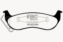 Load image into Gallery viewer, EBC 03+ Ford Crown Victoria 4.6 Ultimax2 Rear Brake Pads