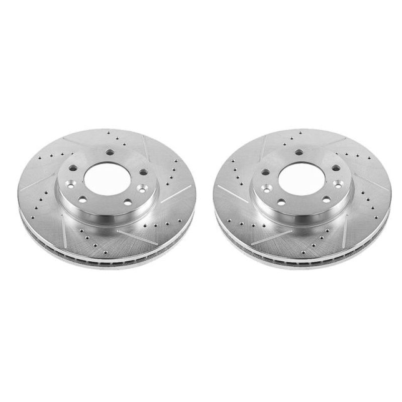 Power Stop 03-05 Kia Sedona Front Evolution Drilled & Slotted Rotors - Pair