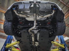 Cargar imagen en el visor de la galería, aFe 23-24 Toyota GR Corolla L3 1.6L (t) Gemini XV 3in to 2-1/2in CatBack Exhaust w/Carbon Fiber Tips