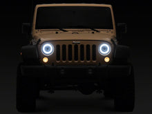 Cargar imagen en el visor de la galería, Raxiom 18-26 Jeep Wrangler JL/ 20-26 Gladiator JT HiOutput LED Hlights/Angel Eye DRL-Blk-Clear Lens