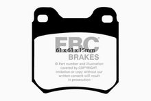 Cargar imagen en el visor de la galería, EBC 97-01 Cadillac Catera 3.0 Redstuff Rear Brake Pads