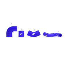 Load image into Gallery viewer, Mishimoto Mitsubishi Lancer Evolution 7/8/9 BLUE Upper Intercooler Pipe Kit