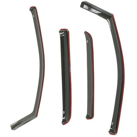Westin 2007-2018 Toyota Tundra Double Cab In-Channel Wind Deflector 4pc - Smoke