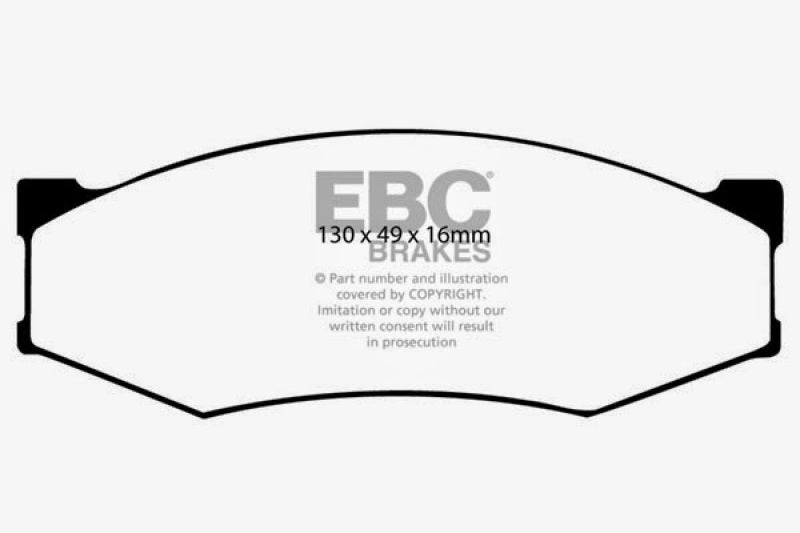 EBC 90-93 Infiniti M30 3.0 Redstuff Front Brake Pads