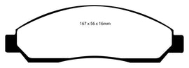 EBC 04-06 Chevrolet Colorado 2.8 Greenstuff Front Brake Pads
