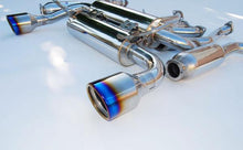 Cargar imagen en el visor de la galería, Invidia 02-08 Nissan 350z Gemini Rolled Titanium Tip Cat-back Exhaust
