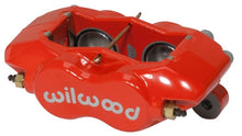 Cargar imagen en el visor de la galería, Wilwood Caliper-Forged DynaliteI w/Dust Seal-Red 1.38in Pistons .81in Disc