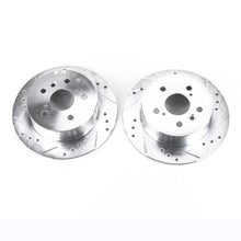 Cargar imagen en el visor de la galería, Power Stop 07-12 Lexus ES350 Rear Evolution Drilled &amp; Slotted Rotors - Pair