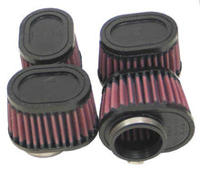 Cargar imagen en el visor de la galería, K&amp;N Filter Universal Rubber Filter Oval Tapered 4in Base O/S L x 3.5in Top O/S L x 2.75in H