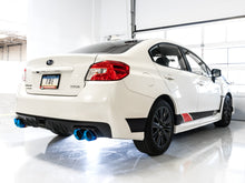 Cargar imagen en el visor de la galería, AWE Tuning 2015+ VA WRX Sedan Touring Edition Exhaust - Vapor Blue Quad Tips