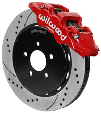 Cargar imagen en el visor de la galería, Wilwood AERO6 Front Brake Kit 14.00 Slotted 94-04 Ford Mustang Cobra Red w/Lines