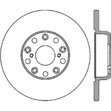 Cargar imagen en el visor de la galería, StopTech Power Slot 01-05 Lexus IS300 Rear Right Slotted Cryo Rotor