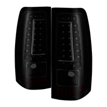 Cargar imagen en el visor de la galería, xTune 99-02 Chevy Silverado 1500/2500/3500 V2 LED Tail Lights - Black Smoke (ALT-ON-CS99-G2-LED-BSM)