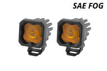 Cargar imagen en el visor de la galería, Diode Dynamics Stage Series C1 LED Pod - Yellow SAE Fog Standard ABL (Pair)