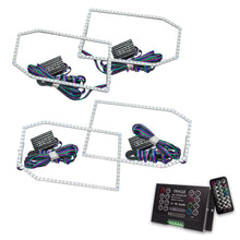 Cargar imagen en el visor de la galería, Oracle Chevy Silverado 14-15 Halo Kit Non-Projector Style - ColorSHIFT w/ 2.0 Controller