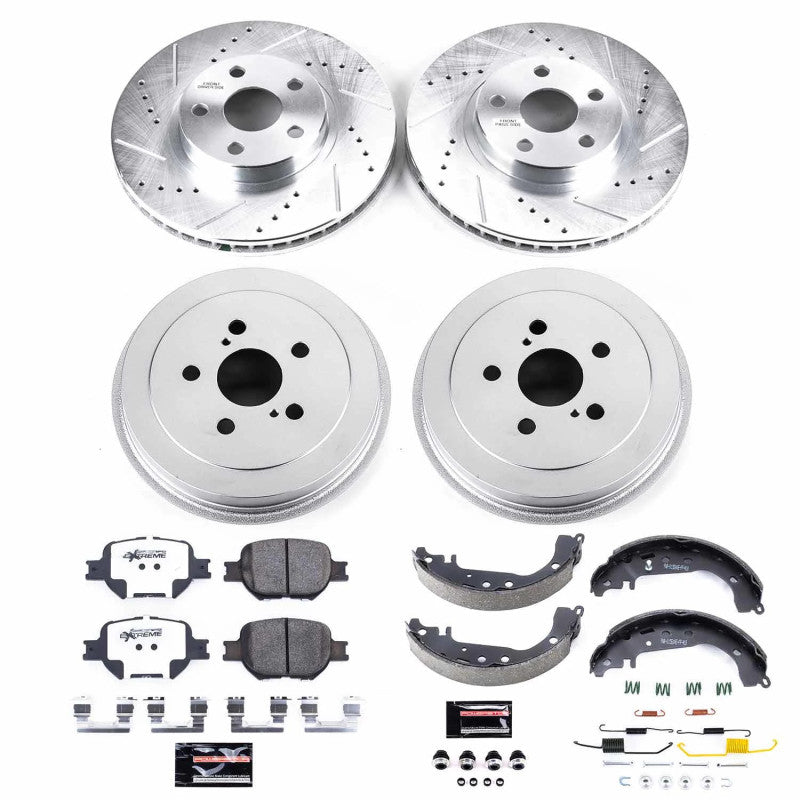 Power Stop 01-05 Toyota Celica Front & Rear Z26 Street Brake Kit