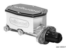 Cargar imagen en el visor de la galería, Wilwood Compact Tandem Master Cylinder - 1in Bore - w/Pushrod (Ball Burnished)