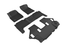 Load image into Gallery viewer, 3D MAXpider 17-18 Nissan Armada w/ Bucket 2nd Row Kagu Black Full Set