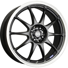 Enkei J10 18X7.5 5x108/115 38mm Offset 72.6mm Bore Black Wheel (MOQ 40)