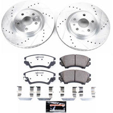 Cargar imagen en el visor de la galería, Power Stop 11-17 Chevrolet Caprice Front Z26 Street Warrior Brake Kit