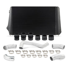 Cargar imagen en el visor de la galería, Mishimoto 17-19 GM L5P Duramax Intercooler Kit - Black w/ Polished Pipes