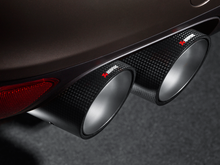 Cargar imagen en el visor de la galería, Akrapovic 10-14 Porsche Cayenne (958) Tail Pipe Set (Carbon)