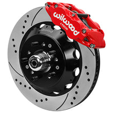 Cargar imagen en el visor de la galería, Wilwood Forged 6 Piston Red Superlite Caliper, SRP 72 Vane Vented Spec37 Drilled &amp; Slotted Rotor - 1