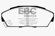 Cargar imagen en el visor de la galería, EBC 92-94 Acura Integra 1.7 Vtec Ultimax2 Front Brake Pads