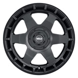 Weld Off-Road Ridge 20x9 - 5x127 / 5x139.7 BP - ET0 - 87.1mm CB - Satin Black Wheel
