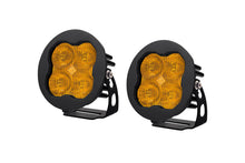 Cargar imagen en el visor de la galería, Diode Dynamics SS3 LED Pod Max - Yellow SAE Fog Round (Pair)
