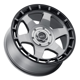 Weld Off-Road Ridge 20x9 - 5x127 / 5x139.7 BP - ET0 - 87.1mm CB - Satin Gunmetal Wheel (Black Ring)