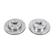 Cargar imagen en el visor de la galería, Power Stop 07-09 Mini Cooper Front Evolution Drilled &amp; Slotted Rotors - Pair