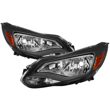 Cargar imagen en el visor de la galería, xTune Ford Focus 2012-2014 Halogen Only OEM Style Headlights - Black HD-JH-FFOC12-AM-BK