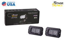 Cargar imagen en el visor de la galería, Diode Dynamics Stage Series 2in LED Pod Sport - White Combo Flush WBL (Pair)